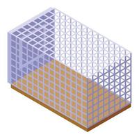 Mouse gate icon isometric vector. Shrew animal vector