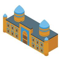 Architecture building icon isometric vector. Tourism skyline vector