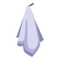 Cotton towel icon isometric vector. Fabric cloth vector