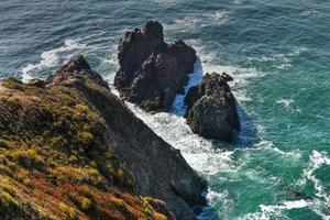 hermosos paisajes a lo largo de la autopista 1 y big sur, california, estados unidos foto