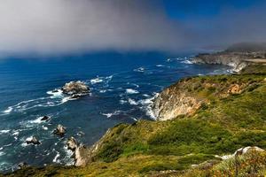 Beautiful scenery at Hurricane Point along Highway 1 and Big Sur, California, USA photo