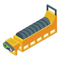Dig equipment icon isometric vector. Work cave vector