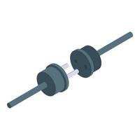 Electric plug icon isometric vector. Service error vector