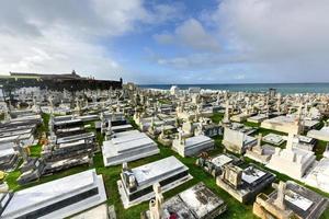 Santa Maria Magdalena de Pazzis colonial era cemetery located in Old San Juan, Puerto Rico. photo