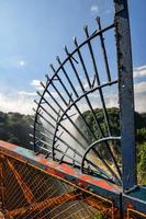 Victoria Falls at the order of Zimbabwe and Zambia photo