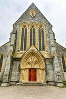 la catedral de la santísima trinidad es una catedral anglicana ubicada en la calle de la iglesia en hamilton, bermuda. foto