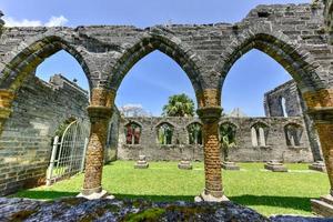 Unfinished Church. It's ruins are a protected historic monument and part of the St. George's World Heritage Site. photo