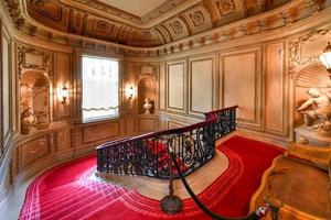 New York - Aug 31, 2019 -  Vanderbilt Mansion in Hyde Park, New York. Historically known as Hyde Park, the Vanderbilt Mansion National Historic Site is one of the area's oldest Hudson River estates. photo