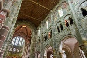 Beautiful Mont Saint-Michel cathedral on the island, Normandy, Northern France, Europe, 2022 photo