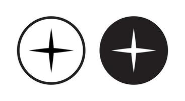 Add icon vector with pointed tip shape