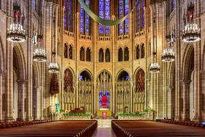Altar of Riverside Church of New York City, USA, 2022 photo