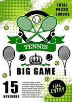 Tennis sport game tournament championship vector