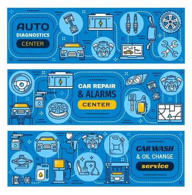 Auto Parts Banner Vector Art, Icons, and Graphics for Free Download