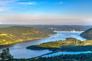 View from Bear Mountain, one of the best-known peaks of New York's Hudson Highlands. photo