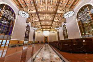 Los Angeles, CA - August 28, 2020 -  Historic Union Station, the main railway station in Los Angeles, Callifornia. photo