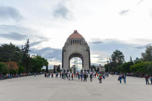 ciudad de méxico, méxico - 6 de julio de 2013 - monumento a la revolución mexicana. Ubicado en Plaza República, Ciudad de México. construido en 1936. foto