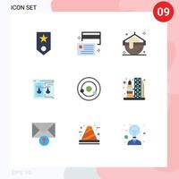 9 Creative Icons Modern Signs and Symbols of digital copyright credit business magic Editable Vector Design Elements