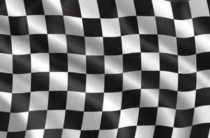 rally vectorial o bandera de carreras de autos vector