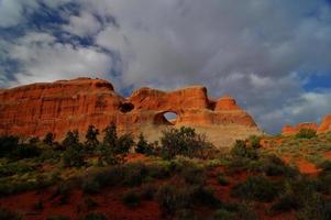 paisaje dramático del parque nacional arches foto