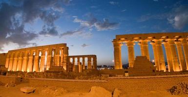 Temple of Luxor, Egypt at Night photo