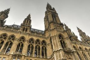 edificio rathaus en viena foto