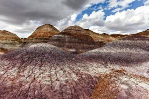 Blue Mesa in Petrified Forest National Park, Arizona, USA photo