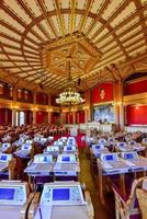 Oslo, Norway - February 27 2016 -  Interior of the Storting buildingis the seat of the Storting, the parliament of Norway, located in central Oslo. photo