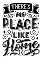 There is no place like home quote vector