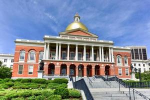 The Massachusetts State House, also called Massachusetts Statehouse or the New State House in Boston. photo