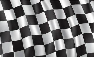 bandera a cuadros de carreras y coches de rally, vector