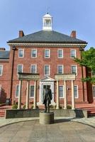 Maryland State Capital building in Annapolis, Maryland on summer afternoon. It is the oldest state capitol in continuous legislative use, dating to 1772. photo