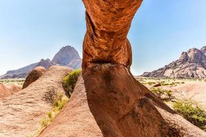 Rock formations in Spitzkoppe, Namibia photo