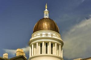 The Maine State House in Augusta, Maine is the state capitol of the State of Maine. The building was completed in 1832, one year after Augusta became the capital of Maine. photo