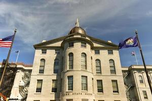 The Maine State House in Augusta, Maine is the state capitol of the State of Maine. The building was completed in 1832, one year after Augusta became the capital of Maine. photo