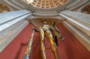 Sculpture and art in the Vatican Museum, Vatican City, Rome, Italy photo