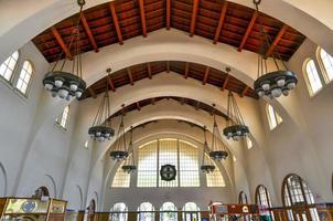 San Diego, California - July 19, 2020 -  Union Station in San Diego, USA. The Spanish Colonial Revival style station opened on March 8, 1915 as Santa Fe Depot. photo