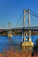 Mid-Hudson Bridge crossing the Hudson River in Poughkeepsie, New York photo