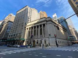 New York City - Apr 7, 2020 -  The Haier Building in New York City. The Greenwich Savings Bank was chartered in 1833 in New York City. photo