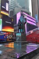New York City - March 29, 2020 -  No crowds in Times Square after self-quarantine and social distancing was put in place in New York City to slow the spread of the covid-19 pandemic. photo