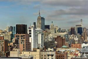 New York City Skyline view across Midtown Manhattan on a sunny day photo