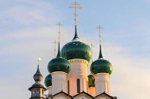 Russian Orthodox Church of Rostov, in the Kremlin, along the Golden Ring outside of Moscow. photo