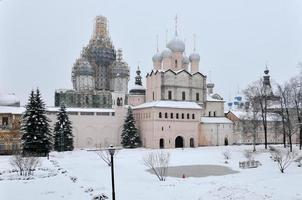 The Kremlin of Rostov the Great in winter, Russia photo