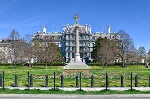 Washington, DC - Apr 3, 2021 -  The First Division Monument, tribute to those who died while serving in the 1st Infantry Division of the US Army. photo