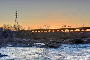 James River Park by the Pipeline Walkway in Richmond, Virginia, USA photo