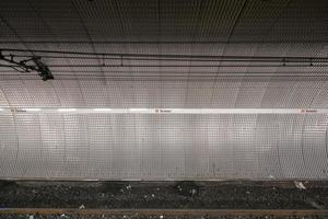 Roma, Italia - 25 de marzo de 2018 - estación de metro Termini, la estación principal de Roma, Italia foto