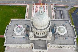 el edificio del capitolio estatal en el centro de providence, rhode island. foto