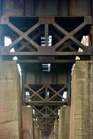 The Pipeline Walkway over the James River in Richmond, Virginia. photo