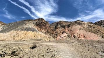 paleta de artistas en el valle de la muerte foto