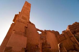 ruinas de petra, jordania foto