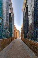 Shah-i-Zinda or Shohizinda, a necropolis in Samarkand, Uzbekistan. photo